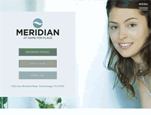 Tablet Screenshot of meridianchattanooga.com